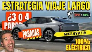 😱 &iquest;3 o 4 PARADAS? Mi estrategia de viaje largo en el KIA EV4 berlina +1000Km | La Vuelta parte I