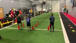 Jamaal Jones teaching a Parisi Speed School Class