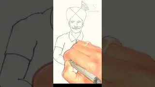 XY Se Kisan Drawing//How To Draw A Farmer