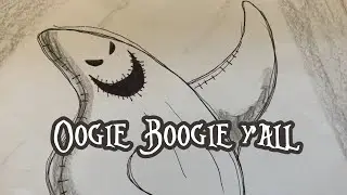 Nightmare Before Christmas art used to make the movie!