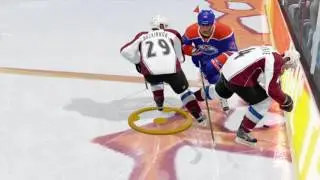 NHL&reg; 18 Beta Collision physicsMackinnon trip by teammate leg