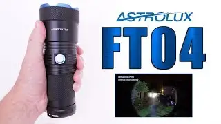 Astrolux FT04 SST40-P2 review - 2500 lumens - 2A charging - 1000m