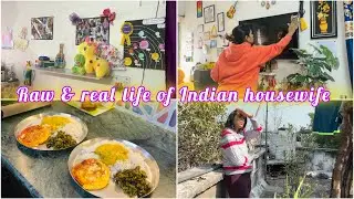 Raw and real life of Indian housewife |cooking cleaning and organisation #dailyvlogs #housewifelife 