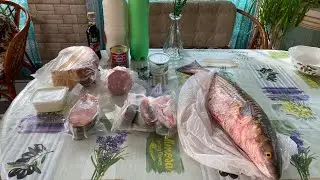 Покупки продуктов на рынке и в магазине🛒🛍️