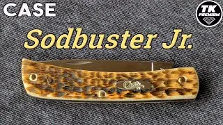 Карманный нож Case Sodbuster Jr. Amber Bone Peach Seed Jig 245 (6137 SS).