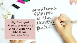 Beginners?! Let's Chat: Big Changes, Free Worksheets & A Practice Challenge for Beginners!