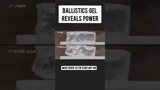Shocking difference in energy transfer when bullet and the world's fastest bullet hit ballistics gel