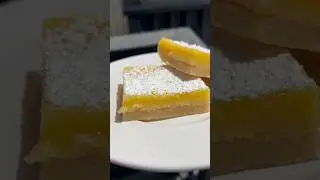lemon bars 🍋✨ #baking #recipe #spring  #lemon #lemonbars #shorts