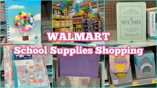 WALMART School Supplies Shopping | back to school shopping