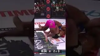 Phil Davis gets the takedown of Yoel Romero.