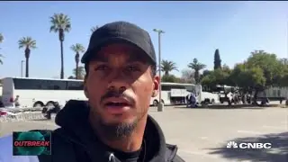 Jarred Evans describes quarantine on a military base