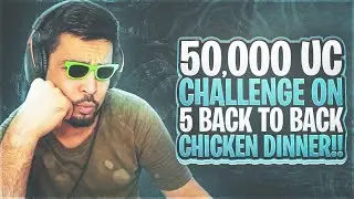 50,000 UC CHALLENGE BACK TO BACK CHICKEN DINNER IN  BOOTCAMP - FM RADIO GAMING