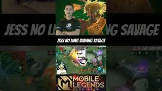 Jess no limit badang savage moment🔥 #jessnolimit #badang #mlbb #shorts