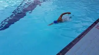 Zain doing Free Style - UMK Swimming Learning