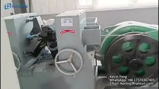 Steel Wire Cold Drawing and Rolled Ribbed Wire Production Line Winding on Spool #ribbedwire