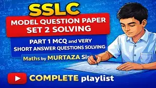SSLC Maths Model Question Paper-2 | 2025-26 | 10th | Important Questions |  Karnataka Board | Part 1