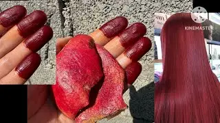 Секрет достижения характерного темно-красного цвета хны за полчаса.