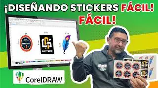 Stickers en CorelDRAW: Dise&ntilde;o + Contorno de Corte + Exportaci&oacute;n (Paso a Paso)