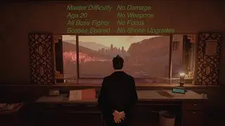 Sifu (master): All bosses spared: No damage/shrine/weapons/focus