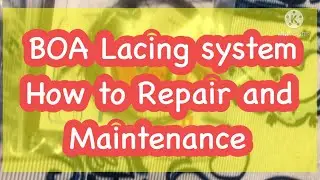 BOA system cycling shoes, Repair and maintenance