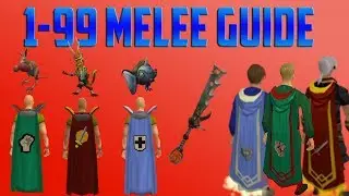 Runescape 3 - 1-99 Melee guide 2018 - EASY methods up to 750k XP/hour