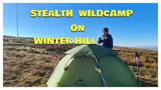 Stealthy Winter Hill Adventure: Wild Camping Under the TV Mast - Hidden Gems and Breathtaking Views!