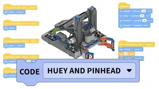 Кодирование Huey, Pinhead и Clawbot для VEX IQ Mix and Match