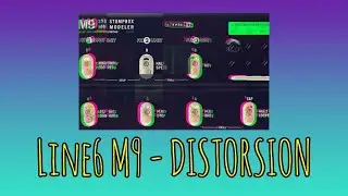 #Line6  M5/M9/M13 Pedalboard with Bass - DISTORTION EFFECTS / OCTAVER / EQs / COMP (No Talking)