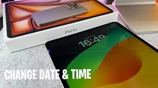 How To Change Date And Time On iPad Air M2 - 2024 version