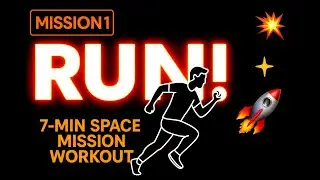 7-MIN SPACE MISSION WORKOUT 🚀 Run, Repair & Save Earth!