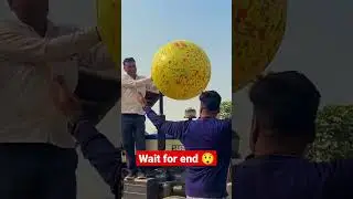 Tractor 🚜 vs Monster Balloon 🎈#shorts #shortsvideo #youtubeshorts #ranjithame  #balloonexperiment