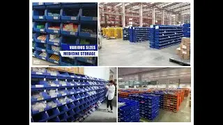 Spare parts storage bins price, Shelf bins price, Warehouse storage bin price, Plastic container