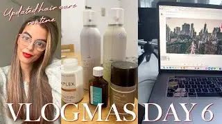 VLOGMAS DAY 6 | Updated hair care routine, hosting my own show + accidentally finding a present....