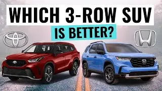 Honda Pilot 2023 года против Toyota Highlander 2023 года || Какой надежный трехрядный внедорожник...