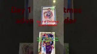 First day of advent calendar! #christmas #xmas #music #lastchristmas #santa #sportscards #panini