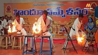 fire Bricks Breaking | Self Defence | Karate in Madanapalle | Karate Mani | MYKSA | Karate Training