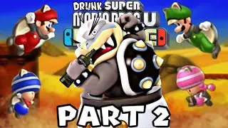 LET THE SHOTS COMMENCE! : Drunk Super Mario Bros U Deluxe: Part 2