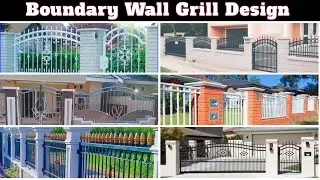 🧱 Boundary Wall Grill Design 2024 | Safety Grill Design For Boundary Wall