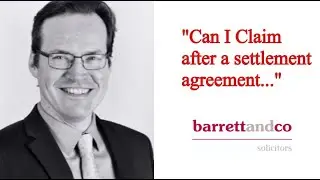 Can I bring a claim against my employer after signing a settlement agreement?