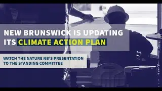 Nature NB's presentation to the committee examining N.B. Climate Action Plan