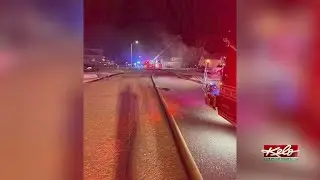 Structure fire in Tea on New Year's Eve