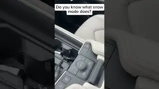 Toyota Snow Mode adjusts throttle, traction, and shifts for better control on snowy roads! #toyota