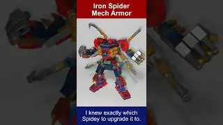 I upgraded the 76146 Spider-Man mech into Iron Spider #LEGO #SpiderMan #LEGOMarvel