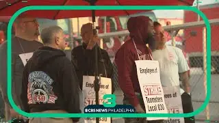 Teamsters Local 830 members strike against Liberty Coca-Cola in Philadelphia