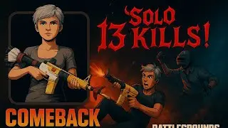 Solo 13Kills in Conquer Lobby Rush Gameplay #bgmishorts #bgmigameplay #bgmikills #ontop #pubgmobile 