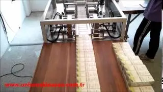 &Uuml;NL&Uuml; MAKİNA -cosmetics box semi over wrapping machinery