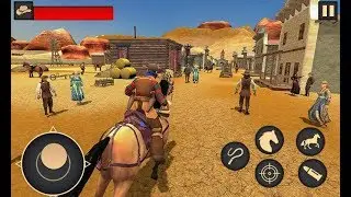 Wild West Town Sheriff Mounted Horse Shooting Game (by Torque Gamers) - Android Gameplay FHD