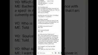 Bachelors in computer science | UNCC | F1 visa real interview | March 2022 |