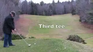 Golf on December 12th in Dunany, Quebec