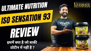 Ultimate Nutrition Iso Sensation Review | Best Isolate Protein | in hindi #whey #isolate #review